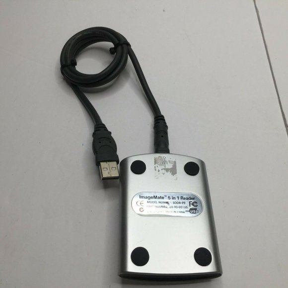 SanDisk ImageMate SDDR-99 V4 5-in-1 USB 2.0 Memory Card Reader USB Cord - Picture 3 of 8